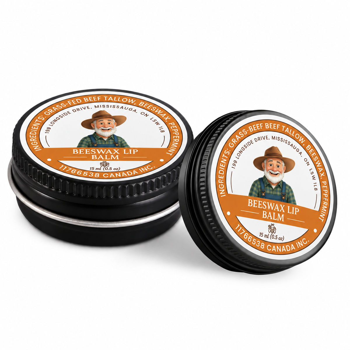 Peppermint Beeswax Lip Balm - 15 ml